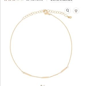 Gold choker Williamsburg Necklace